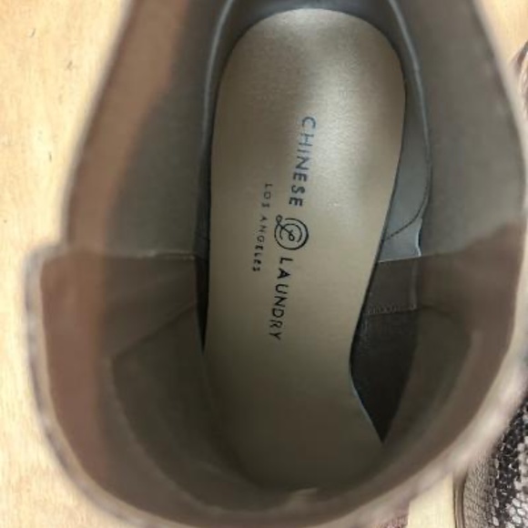 Chinese Laundry Snakeskin Booties - Picture 7 of 8